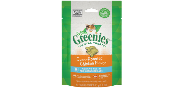 Greenies Cat Dental Treats, Chicken VIP FREE GIFT